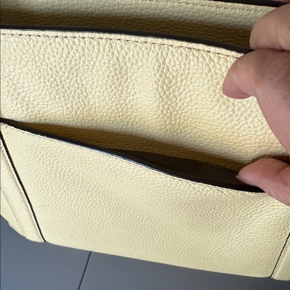 Kate Spade NY Oakwood Street Chandra Yellow Leather Tote Shoulder Bag - Picture 11 of 17